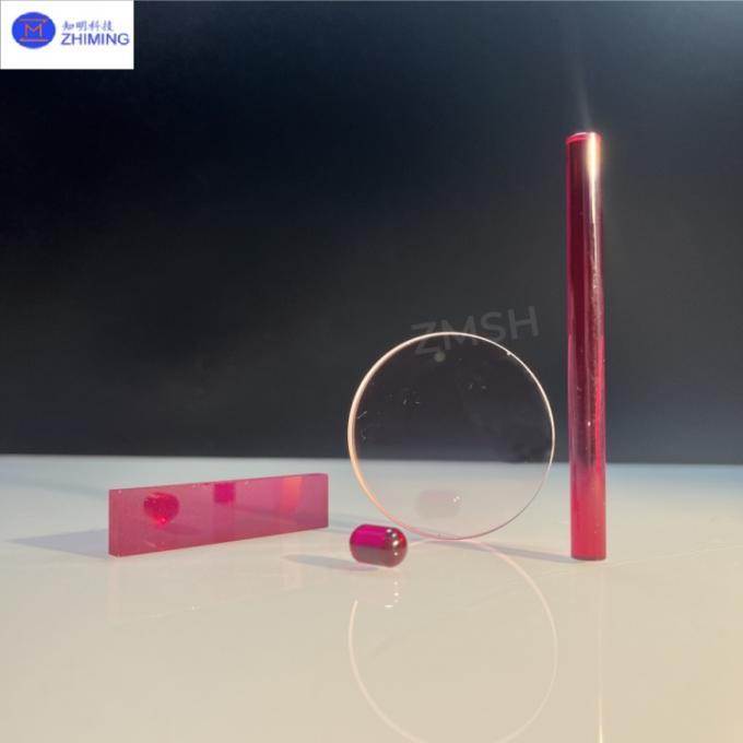 Ruby Rod Materials Ruby Rods / Glass Ball / Optical Window / Prism Ruby Optical Element ...