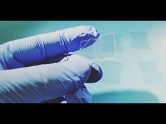 Double Side Polished Synthetic Sapphire Glass plate by Laser cut