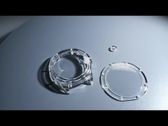 Clear Transparent Sapphire Single Crystal Watchcase Kits For Customized Movement