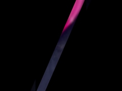 Customizable 40mm/42mm Round Sapphire Watch Case in Magenta