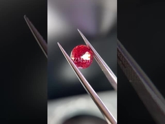 Multi-Shape Cutting of Synthetic Colored Sapphire Gemstones Padparadscha