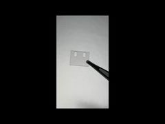 Customized Square Sapphire Optical Window with Through Hole