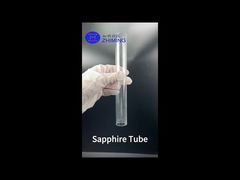 Customizable KY-Grown Sapphire Tubes High Hardness, Polished, Superior Thermal & Mechanical Properti