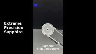 Custom Sapphire Step Component – High-Precision Optical & Mechanical Part for Semiconductor and Indu