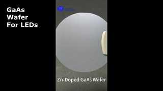 2-Inch Zn-Doped Gallium Arsenide (GaAs) Wafer for LED & Laser Diode Applications