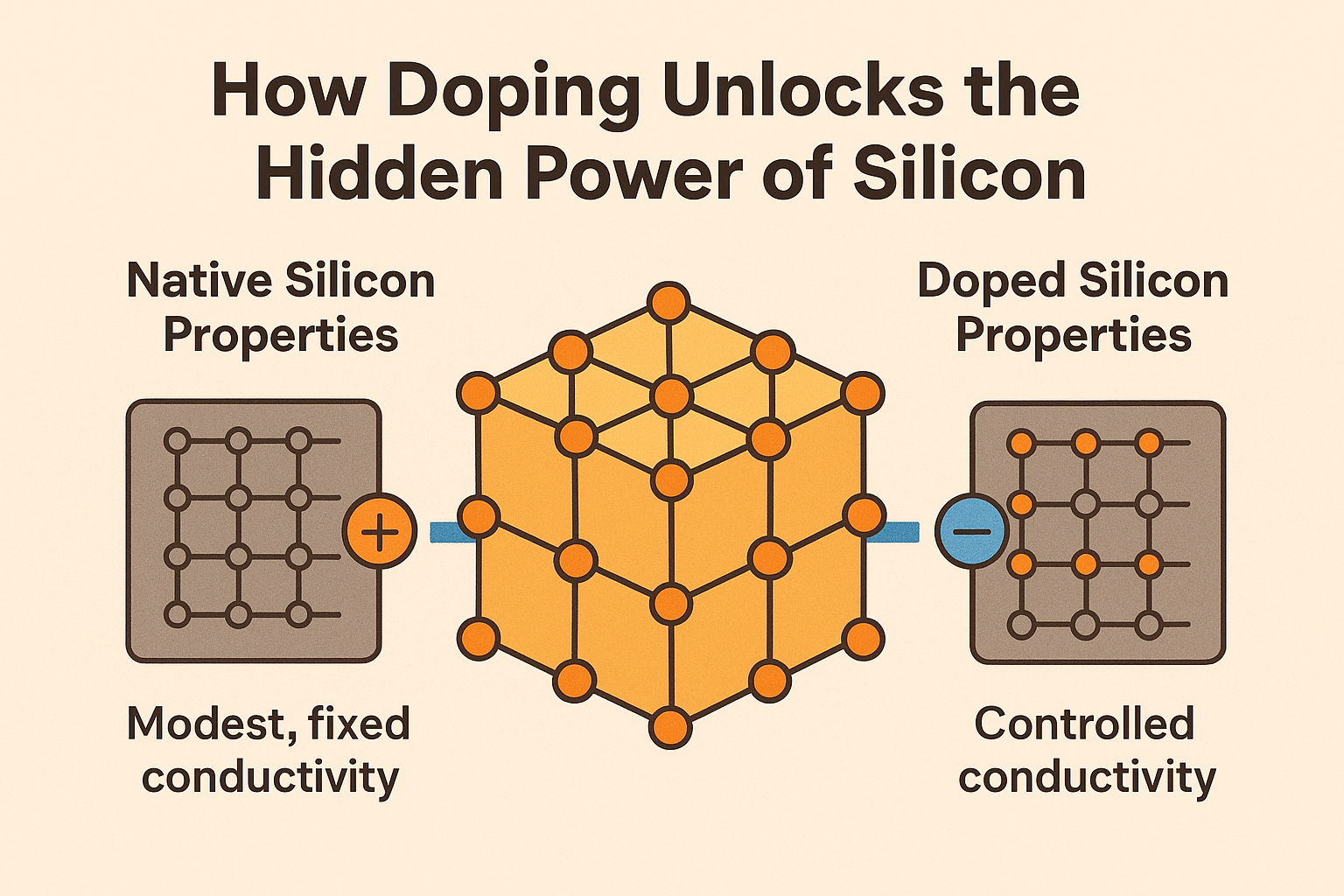 Latest company blogs about How Doping Unlocks the Hidden Power of Silicon ？