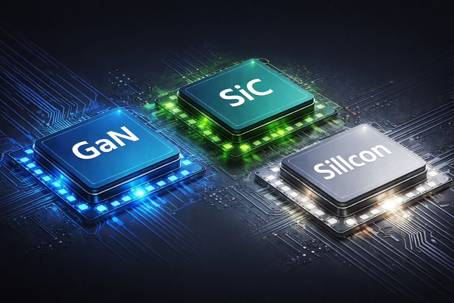 Latest company blogs about GaN vs SiC vs Silicon: A Practical Guide for Engineers and Device Makers