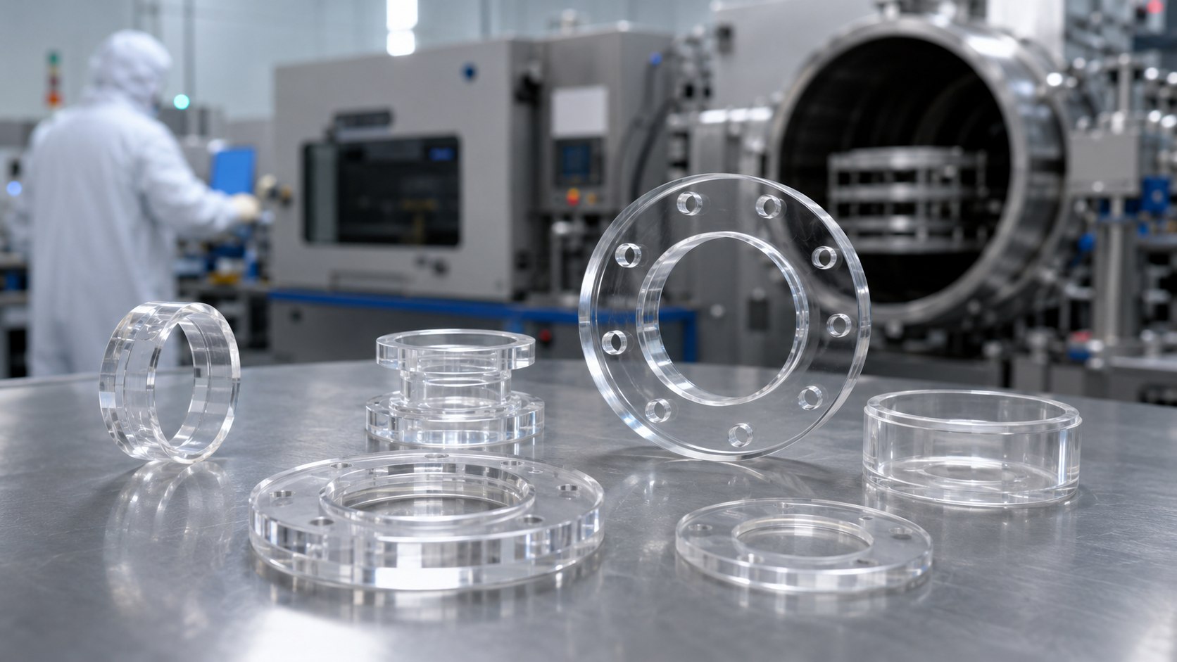 Latest company blogs about Quartz Flanges, Rings and Bases: Small Quartz Parts Used in Semiconductor Equipment
