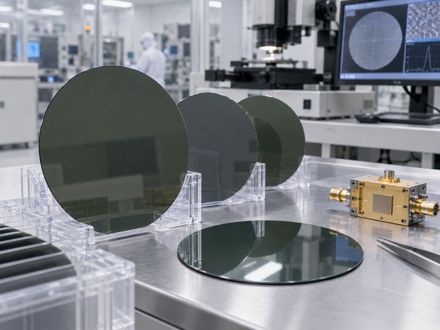 Latest company blogs about Semi-Insulating 4H-SiC Substrates for RF Devices: HPSI vs Vanadium-Doped, Resistivity, Defect Density, TTV and Surface Q