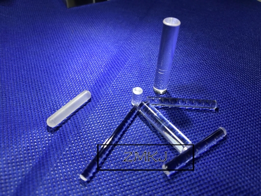 Surface Polished Synthetic Sapphire Rod , Sapphire Ingot High Dielectric Constant