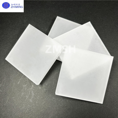 Sapphire Square Plate Single crystal Al₂O₃ Diameter 5.5 mm Thickness 6.04 mm