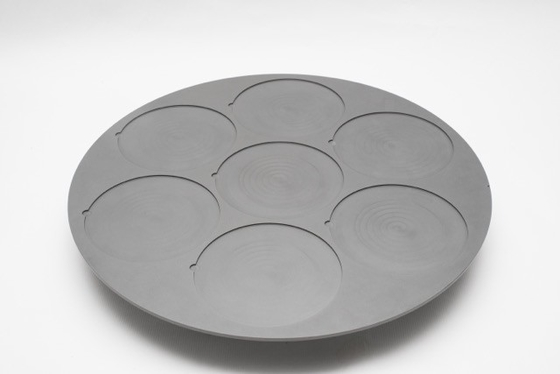 Buy 8 Inch Silicon Carbide Ceramic Tray For Epitaxial Growth Processing online manufacture