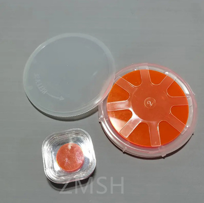Buy Transparent Orange Undopped GaP Wafers P Type N Type 200um 350um 5G Light Emitting online manufacture