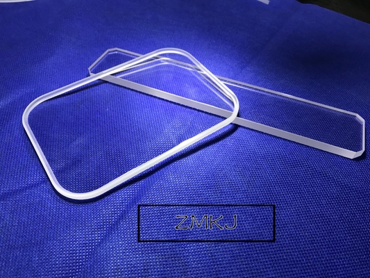 Buy Square Rectangle Sapphire Optical Windows , Single Crystal Glass For LED Chip online manufacture