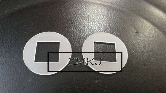Buy Al2O3 Single Crystal Sapphire Optical Windows Custom Shape With Square Round Hole online manufacture
