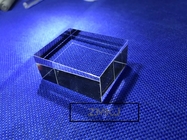 Hexahedron Sapphire Parts Optical Light Guide Block Lens For Laser Cosmetic Instrument