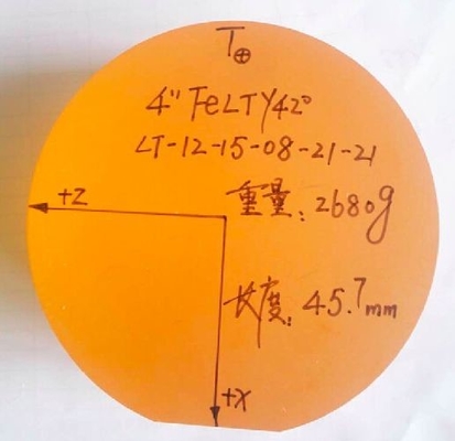 Buy 4 Inch Dia 100 Mm Lithium Tantalate Wafers LiTaO3 LiNbO3 Hexagonal Crystal Structure online manufacture