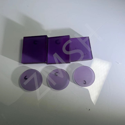 Buy Sapphire Optical Windows Violet Windows High Performance Hardness Transparent Watch Glass Surface Polished online manufacture