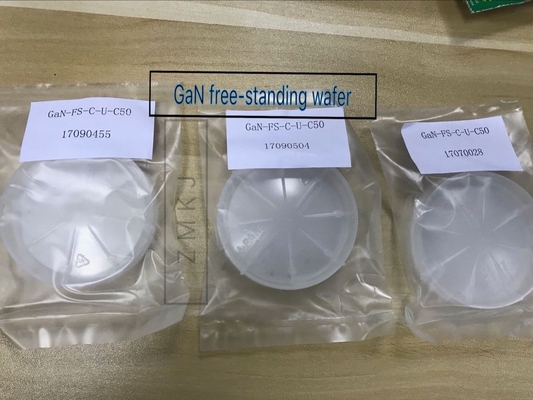 Buy HVPE Gallium Nitride GaN Wafer , Gan Chip Free Standing 10 x 10 mm Size online manufacture