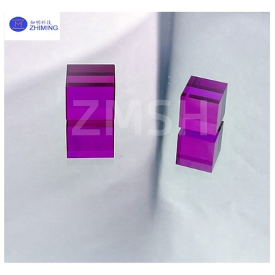 Buy Synthetic Colored Sapphire Lab Grown Single Crystal Rough Material lmperial Purple Free-cut online manufacture