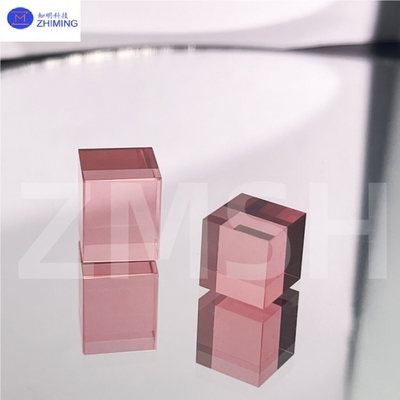 Buy Sakura Pink Lab-Grown Gemstone Raw Colored Sapphire Material High transparency online manufacture