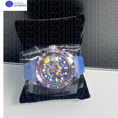 Buy Premium 40mm/42mm Round Sapphire Crystal Watch Case Scratch-Resistant Customizable Purple online manufacture