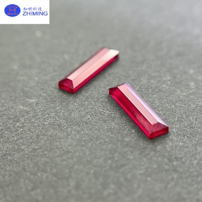 Buy Red Sapphire Crystal Work Piece Component Hardness 9 Mohs Anti Scratching online manufacture