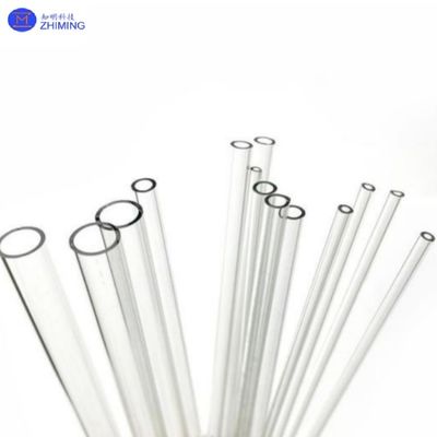 Buy Transparent Quartz Capillaries Large Bore / Small Bore Irregular Glass Tubing online manufacture