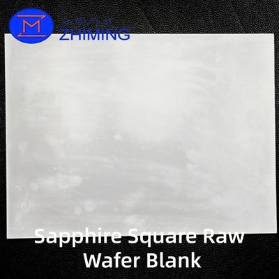 Buy Sapphire Square Raw Wafer Blank for Optical, Semiconductor, and High-Temperature Applications online manufacture