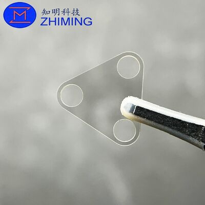 buy Custom Sapphire Triangular Component with High-Precision Through-Hole online manufacture