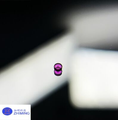 Buy Customizable 0.2mm Monocrystalline Al2O3 Red Sapphire Bearing with 9 Mohs Hardness for Precision Watch Jewel Applications online manufacture