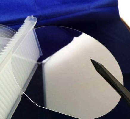 Buy Colorless Transparent Silicon Carbide SiC Polished Wafer lens Optical Grade AR Glasses online manufacture