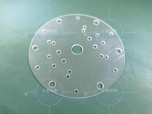 Buy RFIC Al2O3 Transparent Sapphire Optical Windows With Hole online manufacture