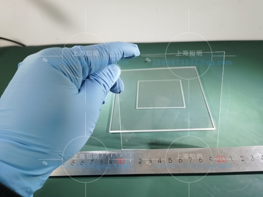 Buy 4inch square  Sapphire Optical Windows Transparent Mirror Polished online manufacture