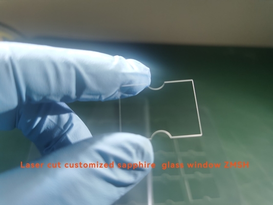Buy Customized Shape Laser Cut Sapphire Windows , Sapphire Coated Crystal online manufacture