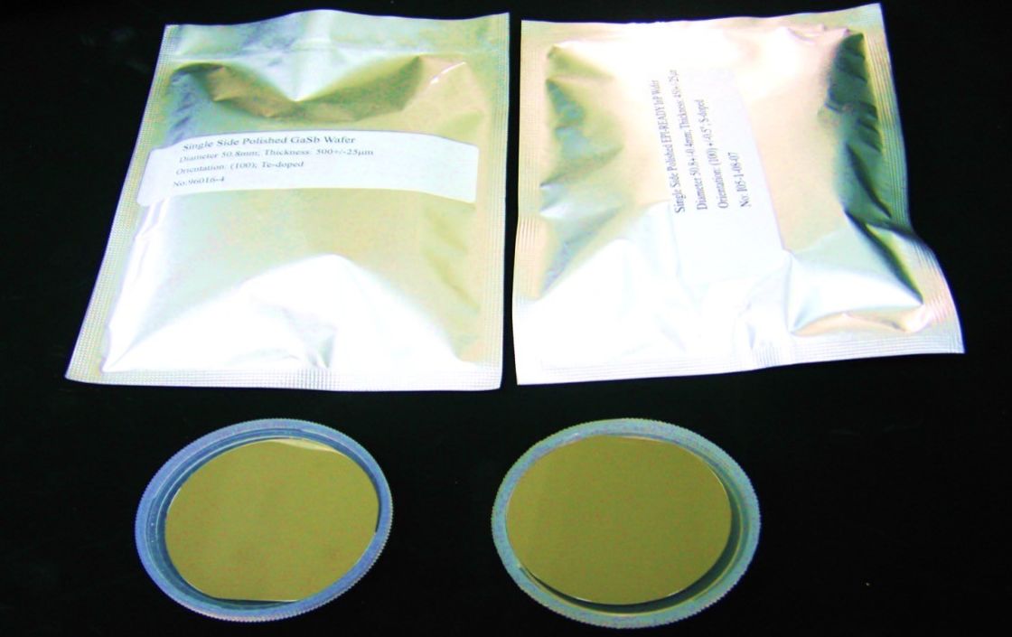 N-Type / Un-Doped Type GaAs Wafers GaSb 2inch InAs Wafers