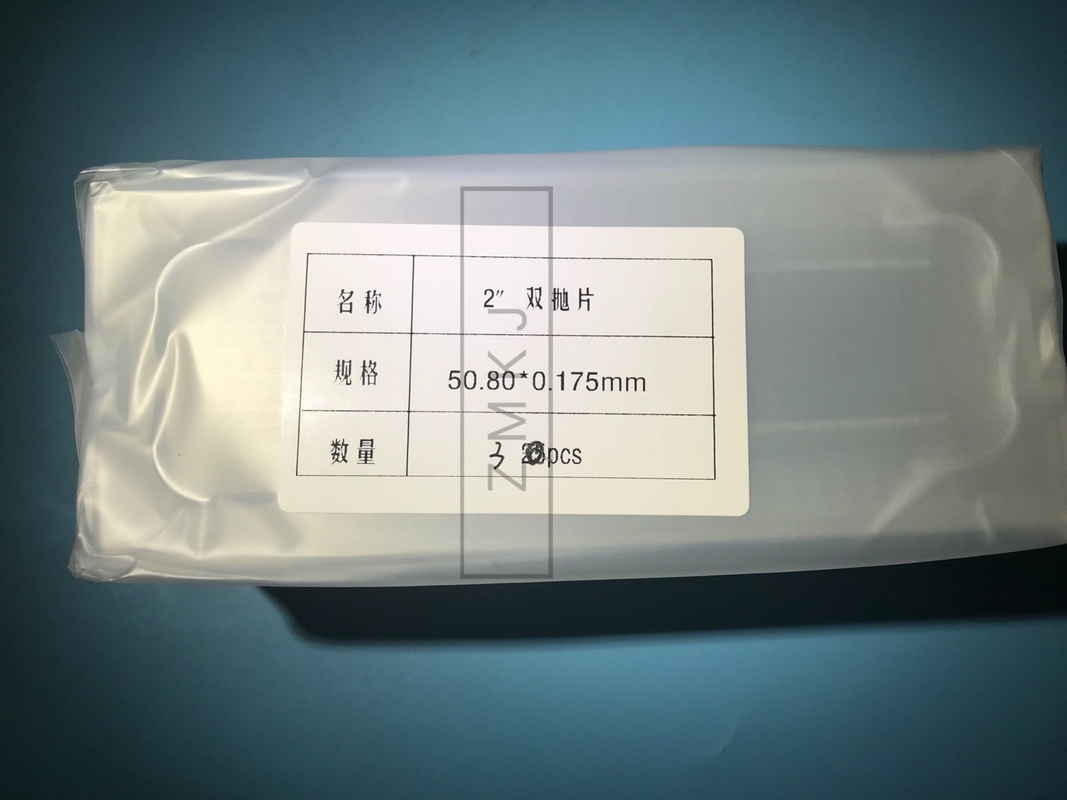 Optical Glass Sapphire Substrate 2 Inch 0.1mm 0.175mm Thickness Wafers For DSP