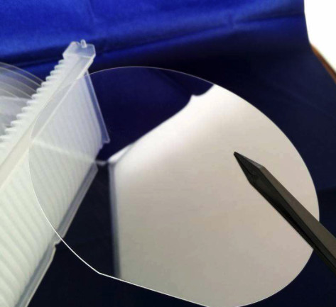 Colorless Transparent Silicon Carbide SiC Polished Wafer lens