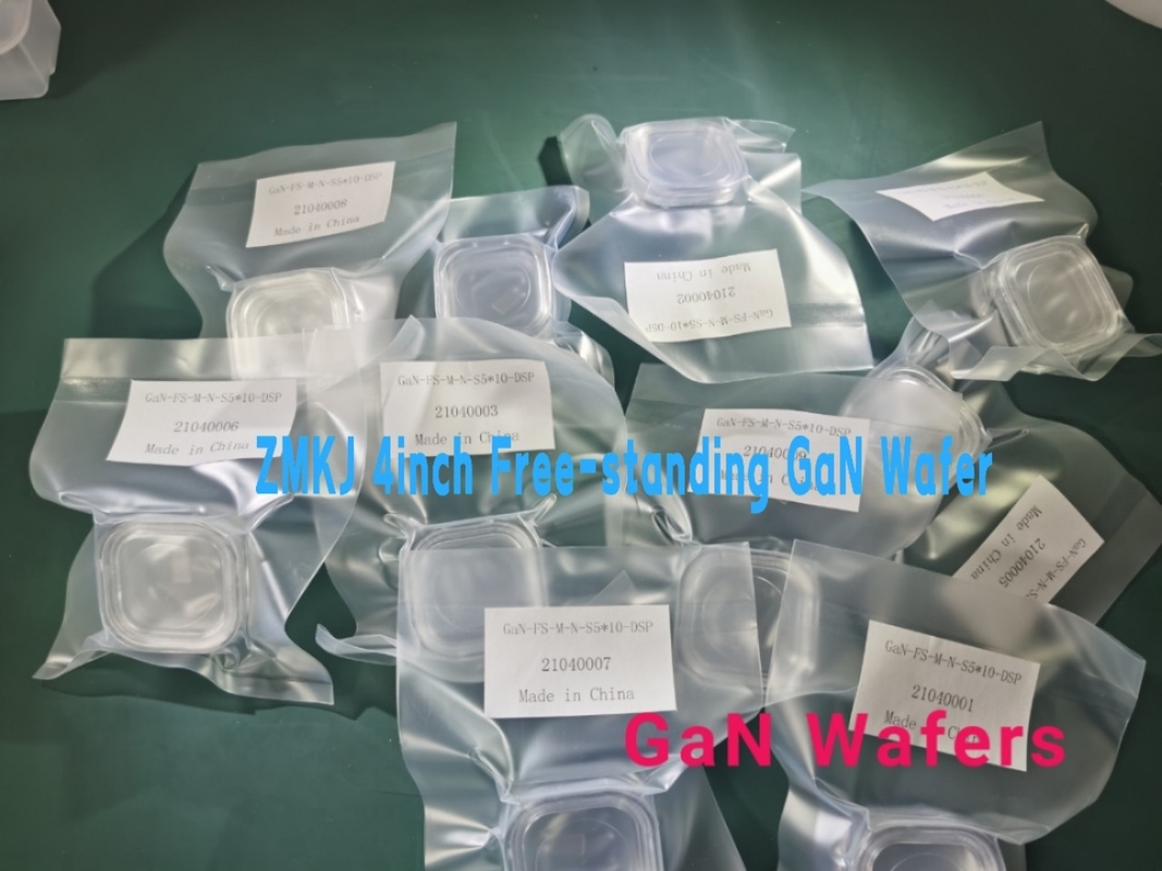 2-4inch HVPE GaN Wafer Customized Size Free - Standing GaN Single Crystal Material