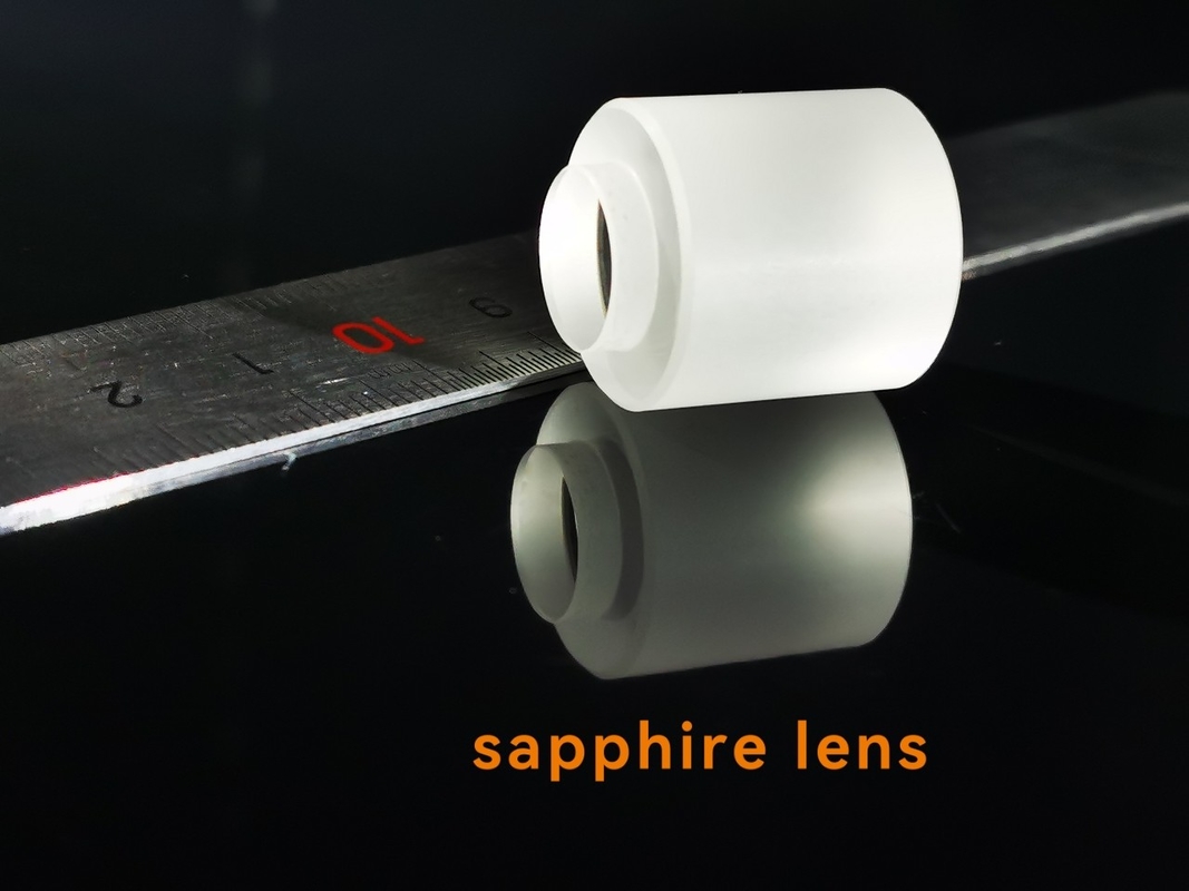 C plane polished Sapphire Optical Windows Cylinder Rod Lens