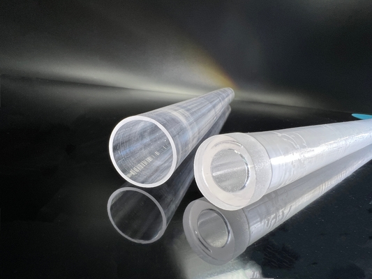 Corrosion Resistant Thermocouple Protection Tubes Transparent Sapphire Glass Pipe