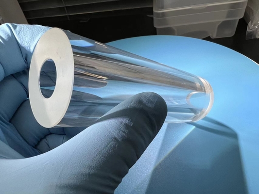 Custom Sized Al2O3 Sapphire Glass Tube with Precision Grooves