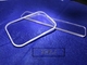 Square Rectangle Sapphire Optical Windows , Single Crystal Glass For LED Chip