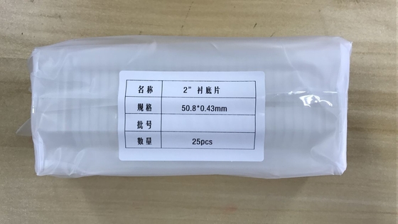 sapphire wafer Thickness 0.43mm Sapphire Components Customized Size And Orientations