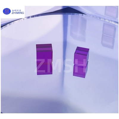 Synthetic Colored Sapphire Lab Grown Single Crystal Rough Material lmperial Purple Free-cut