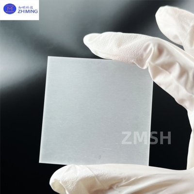 Sapphire Square Plate Single crystal Al₂O₃ Diameter 5.5 mm Thickness 6.04 mm