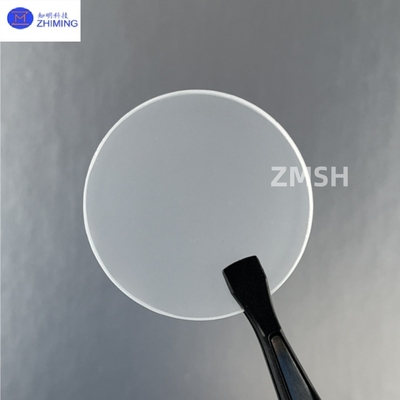 High-Purity Fused Silica Window Quartz Crystal Glass Diameter 35.04mm Thickness 2.95mm