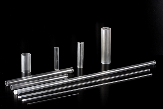EFG Method Transparent Sapphire Tubes Acid And Alkali / High Temperature Resistance