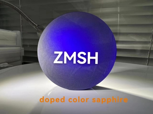 Synthetic Blue Sapphire Crystal Ruby Al2O3 Single Crystal For Wristwatch case