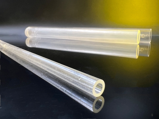 EFG Method Transparent Sapphire Glass Pipe Thermocouple Protection Tubes